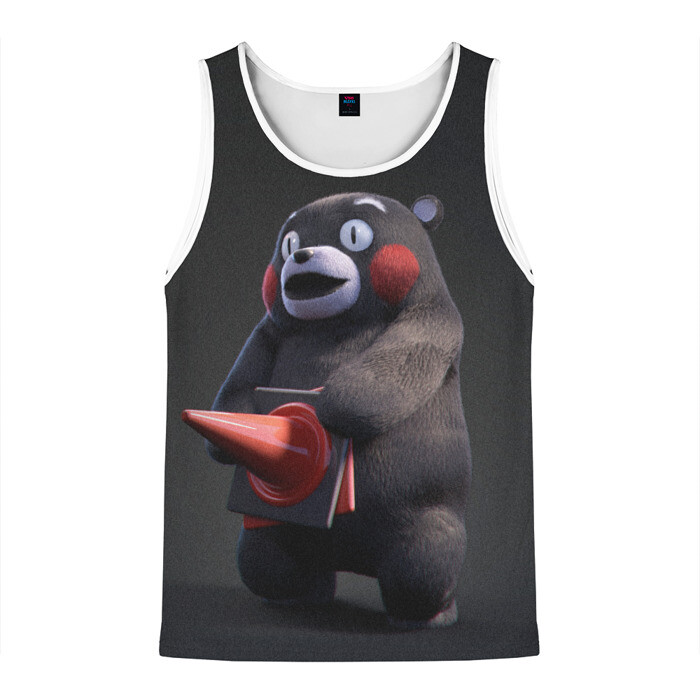 Мужская майка 3D Kumamon фото