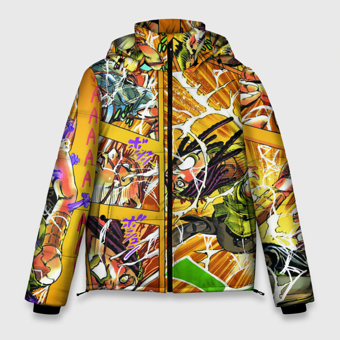 Мужская зимняя куртка 3D JoJos Bizarre Adventure фото
