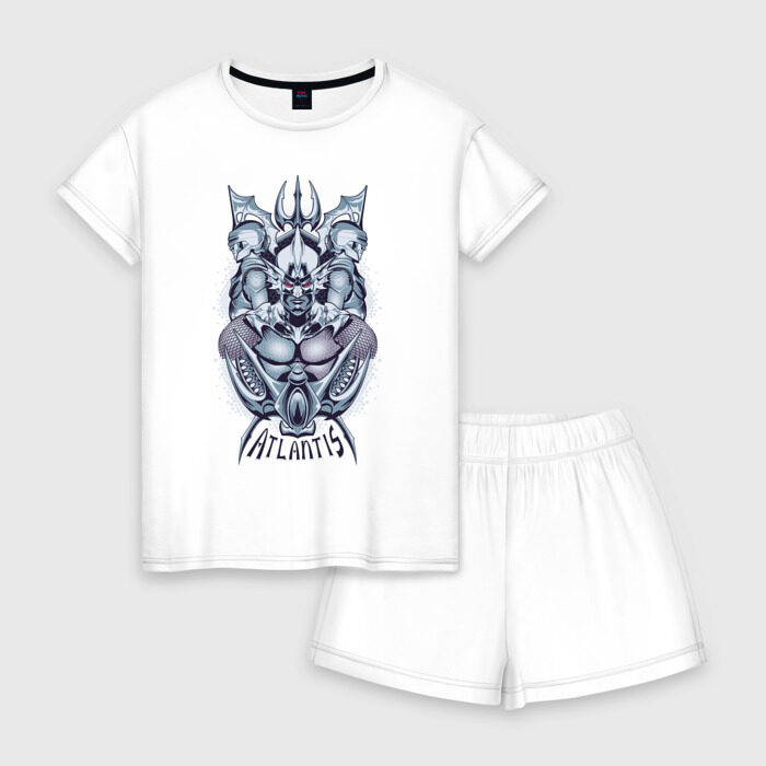 Женская пижама с шортиками хлопок ATLANTIS фото