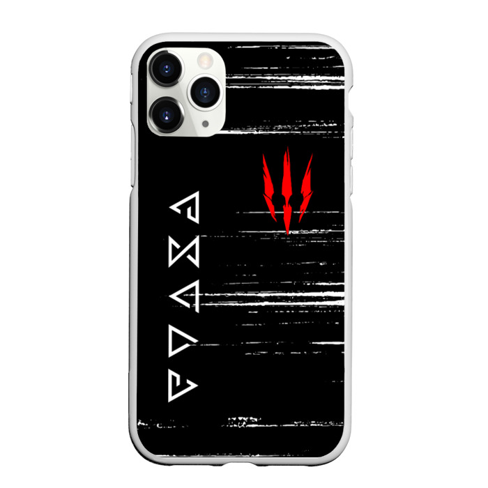 Чехол для iPhone 11 Pro матовый THE WITCHER. фото
