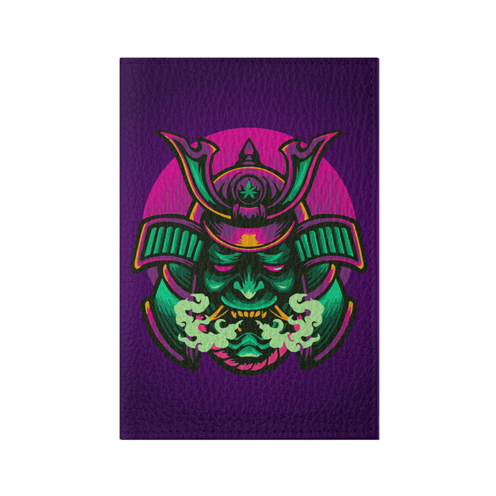 Обложка для паспорта матовая кожа Маска Хання (Ханья) фото