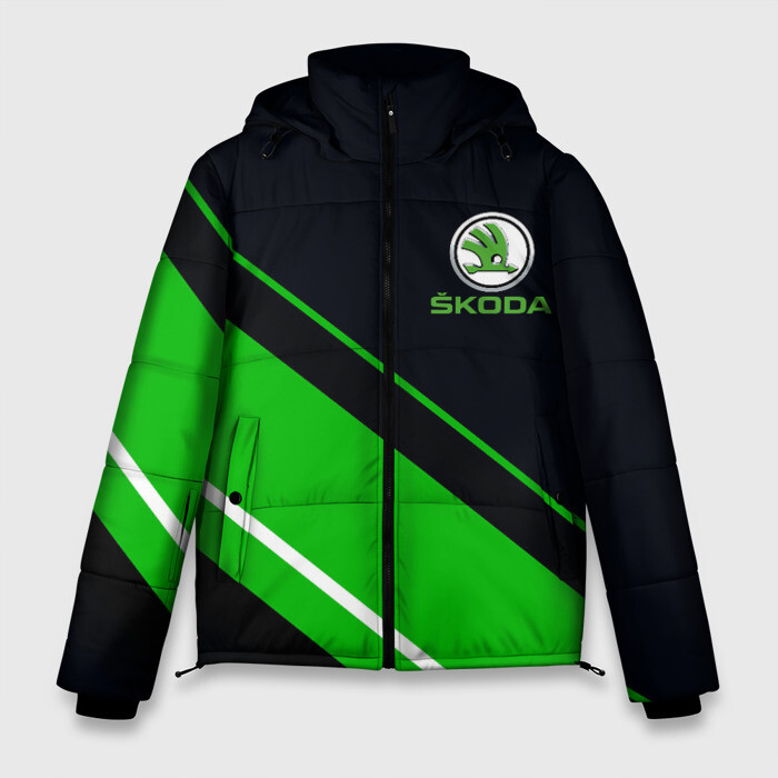 Мужская зимняя куртка 3D SKODA фото