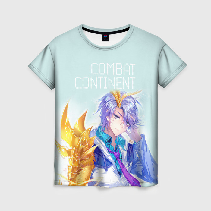 Женская футболка 3D Combat continent фото