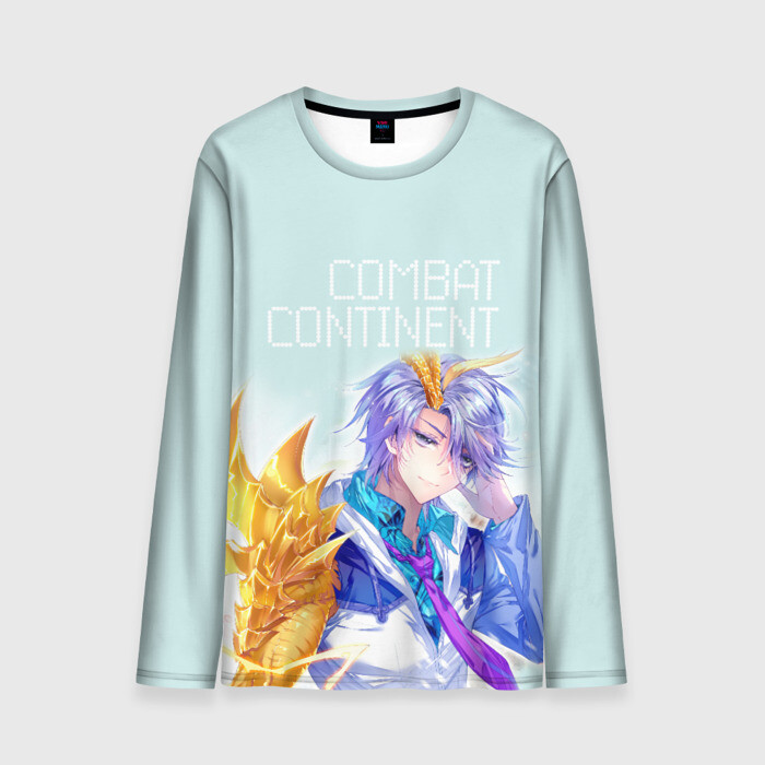 Мужской лонгслив 3D Combat continent фото
