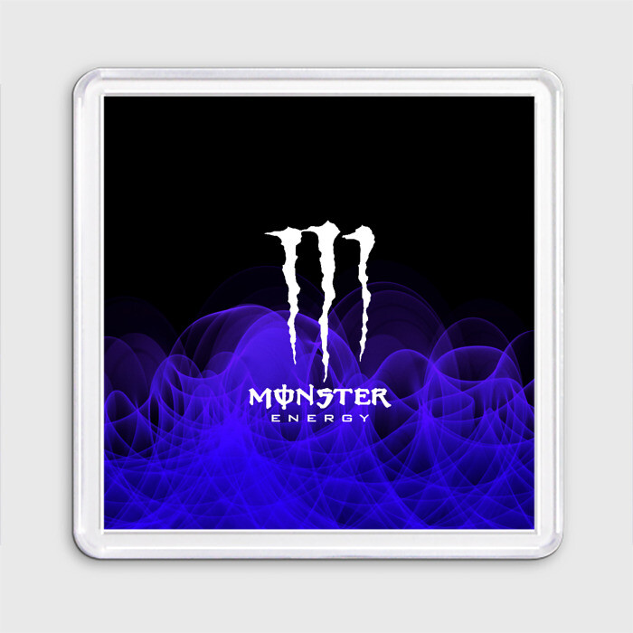 Магнит 55*55 MONSTER ENERGY фото