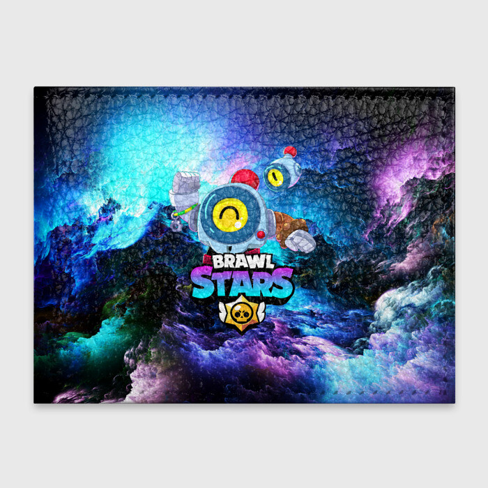 Обложка для студенческого билета BRAWL STARS NANI SPACE NEON фото