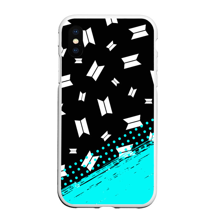 Чехол для iPhone XS Max матовый BTS / БТС фото