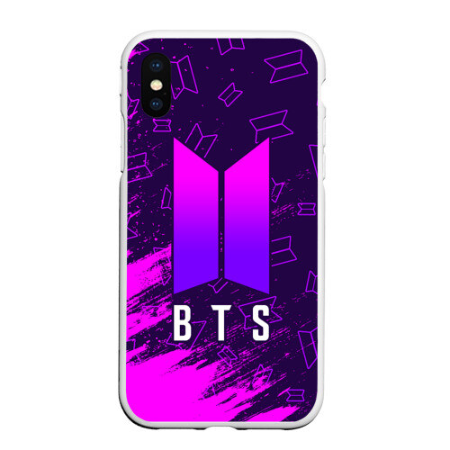 Чехол для iPhone XS Max матовый BTS / БТС фото