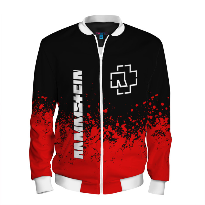 Мужской бомбер 3D RAMMSTEIN | РАМШТАЙН фото