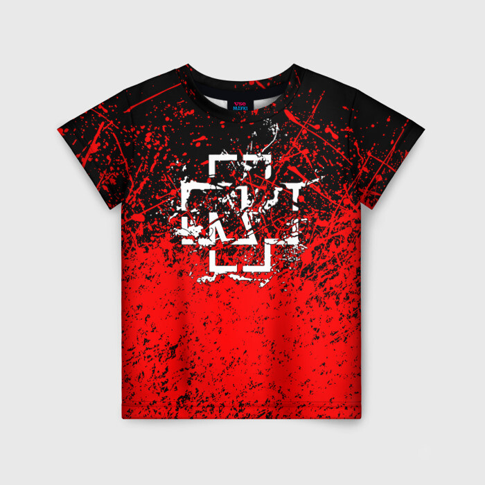 Детская футболка 3D RAMMSTEIN фото