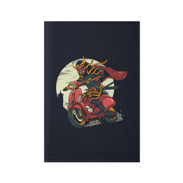 Обложка для паспорта матовая кожа Samurai Biker (Z) фото