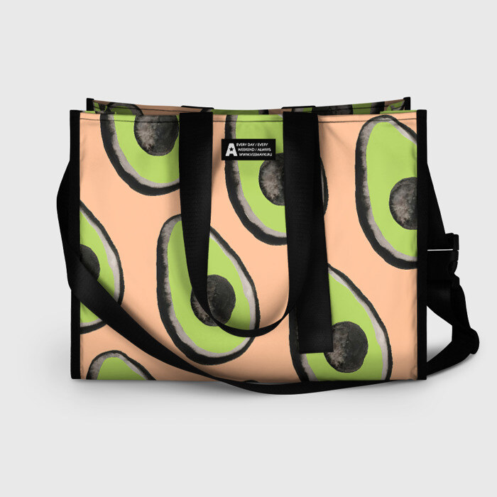 Сумка-шоппер 3D Авокадо фото