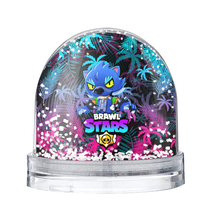 Снежный шар BRAWL STARS LEON ОБОРОТЕНЬ фото