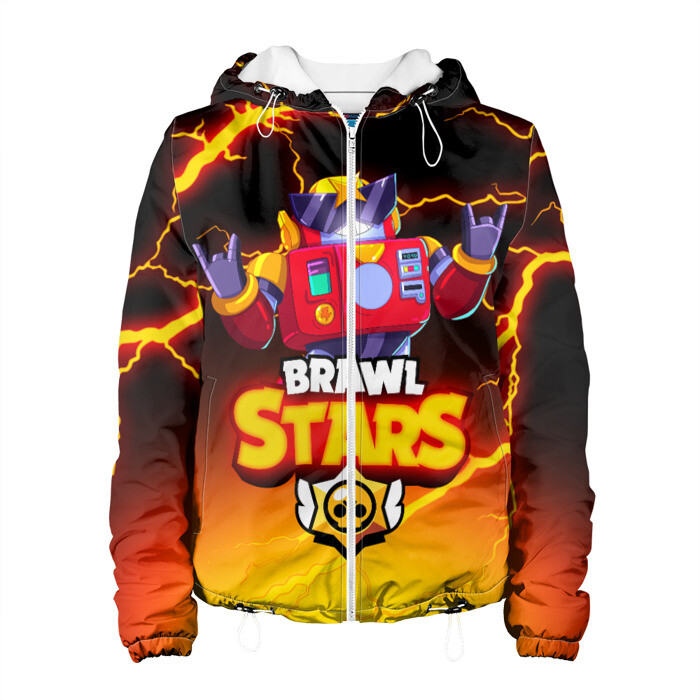 Женская куртка 3D БРАВЛ СТАРС SURGE | ВОЛНА фото