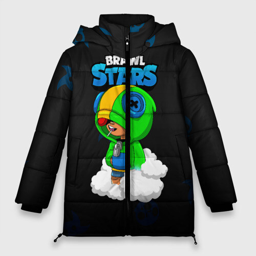 Женская зимняя куртка 3D Leon Brawl Stars фото