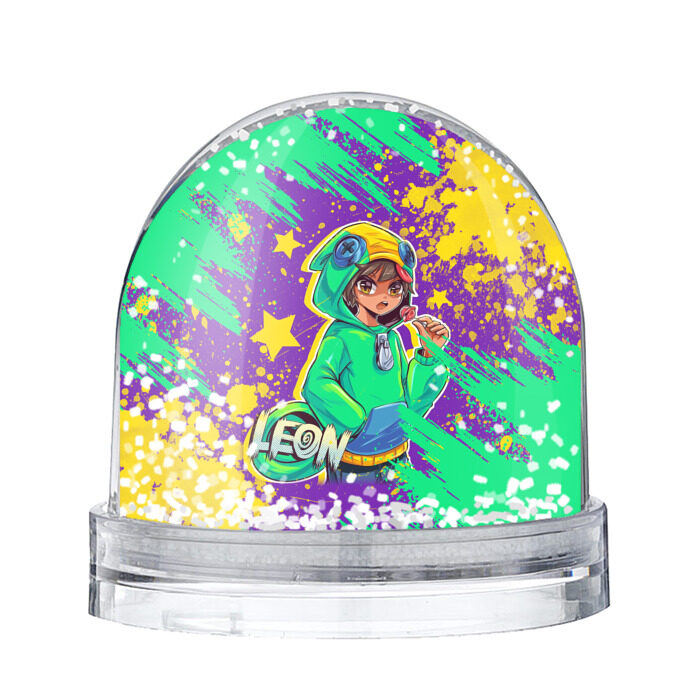 Снежный шар BRAWL STARS LEON фото