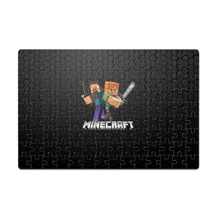 Пазл магнитный 126 элементов MINECRAFT / МАЙНКРАФТ фото