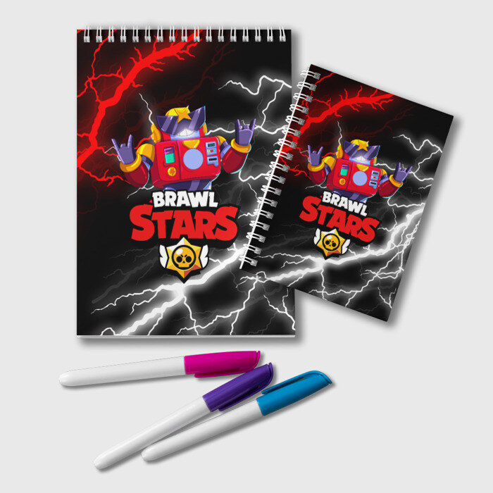 Блокнот БРАВЛ СТАРС SURGE ВОЛНА фото
