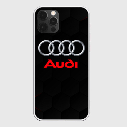 Чехол для iPhone 12 Pro Max AUDI АУДИ фото