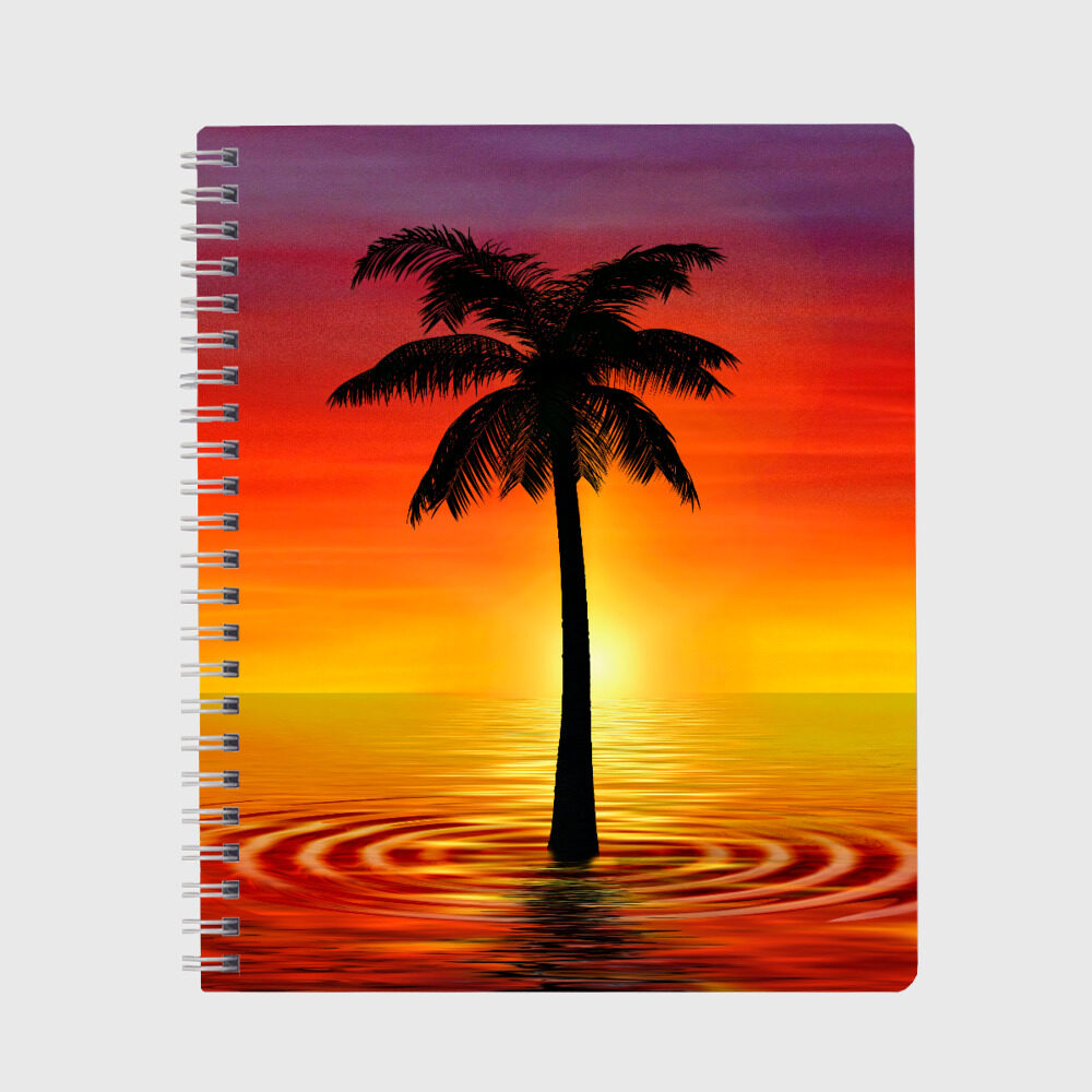 Тетрадь ТРОПИЧЕСКИЕ ПАЛЬМЫ фото