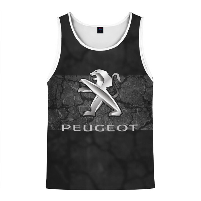 Мужская майка 3D PEUGEOT фото