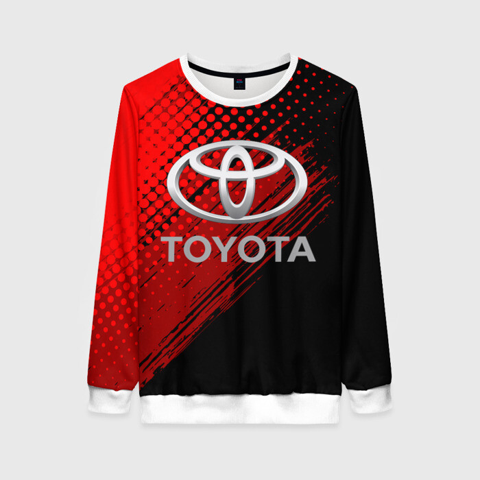 Женский свитшот 3D TOYOTA. фото