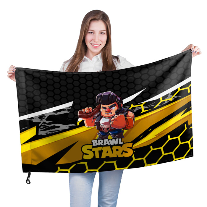 Флаг 3D Bull Brawl Star Булл фото