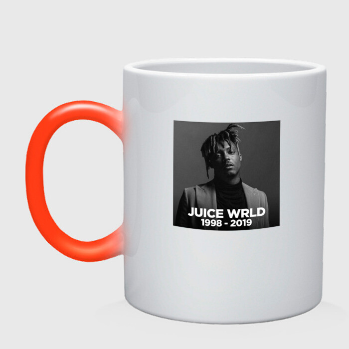Кружка хамелеон JUICE WRLD R.I.P. фото