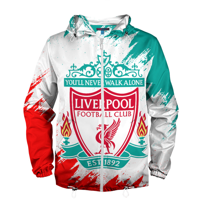 Мужская ветровка 3D LIVERPOOL. фото