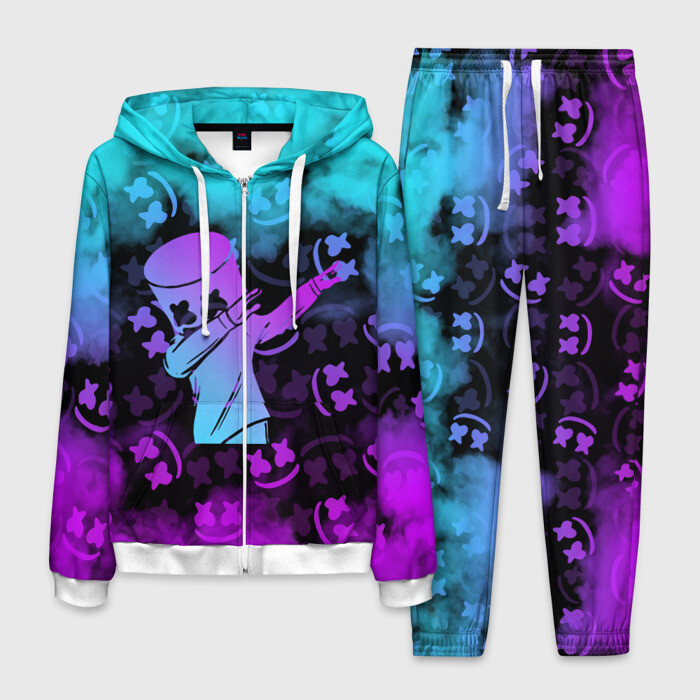 Мужской костюм 3D FORTNITE MARSHMELLO фото