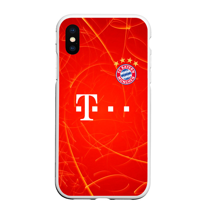 Чехол для iPhone XS Max матовый BAYERN MUNCHEN. фото