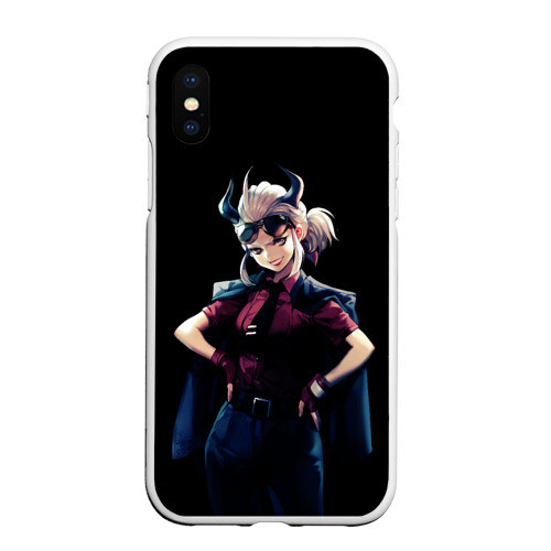 Чехол для iPhone XS Max матовый HELLTAKER фото