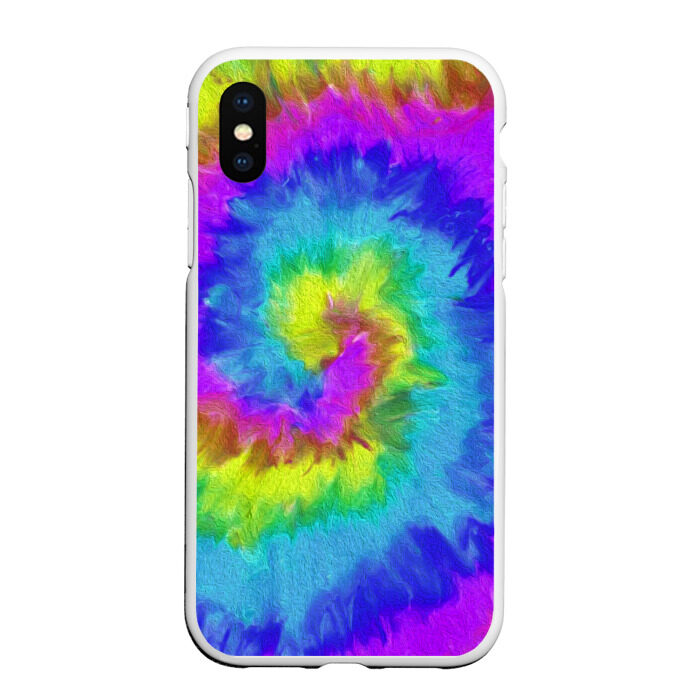 Чехол для iPhone XS Max матовый ХИППИ фото