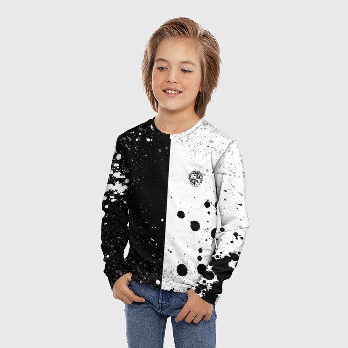 Детский лонгслив 3D Umbrella Academy (+спина) (Z) фото