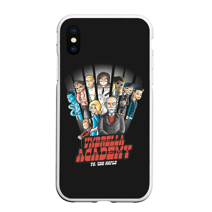 Чехол для iPhone XS Max матовый Академия Амбрелла фото