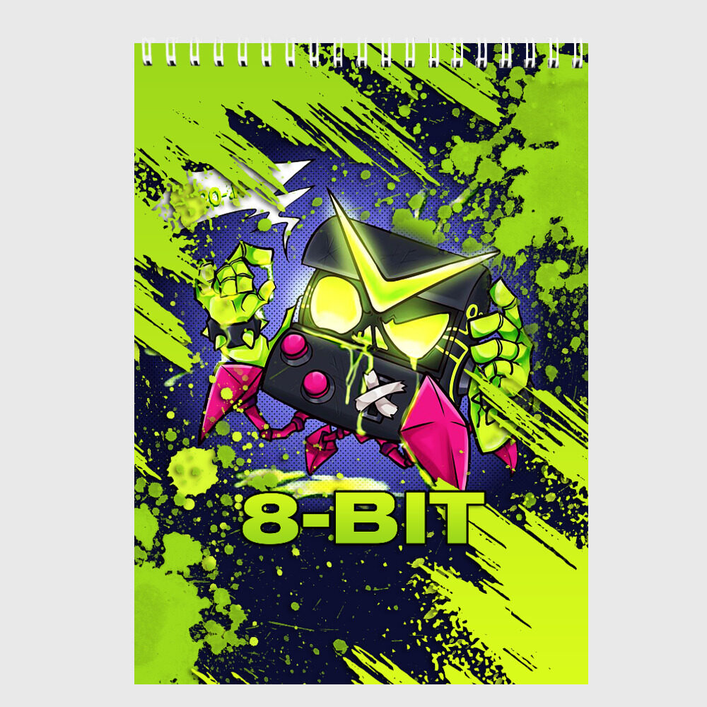 Скетчбук BRAWL STARS 8-BIT фото