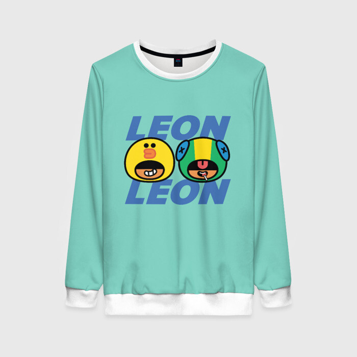 Женский свитшот 3D Leon and Sally фото