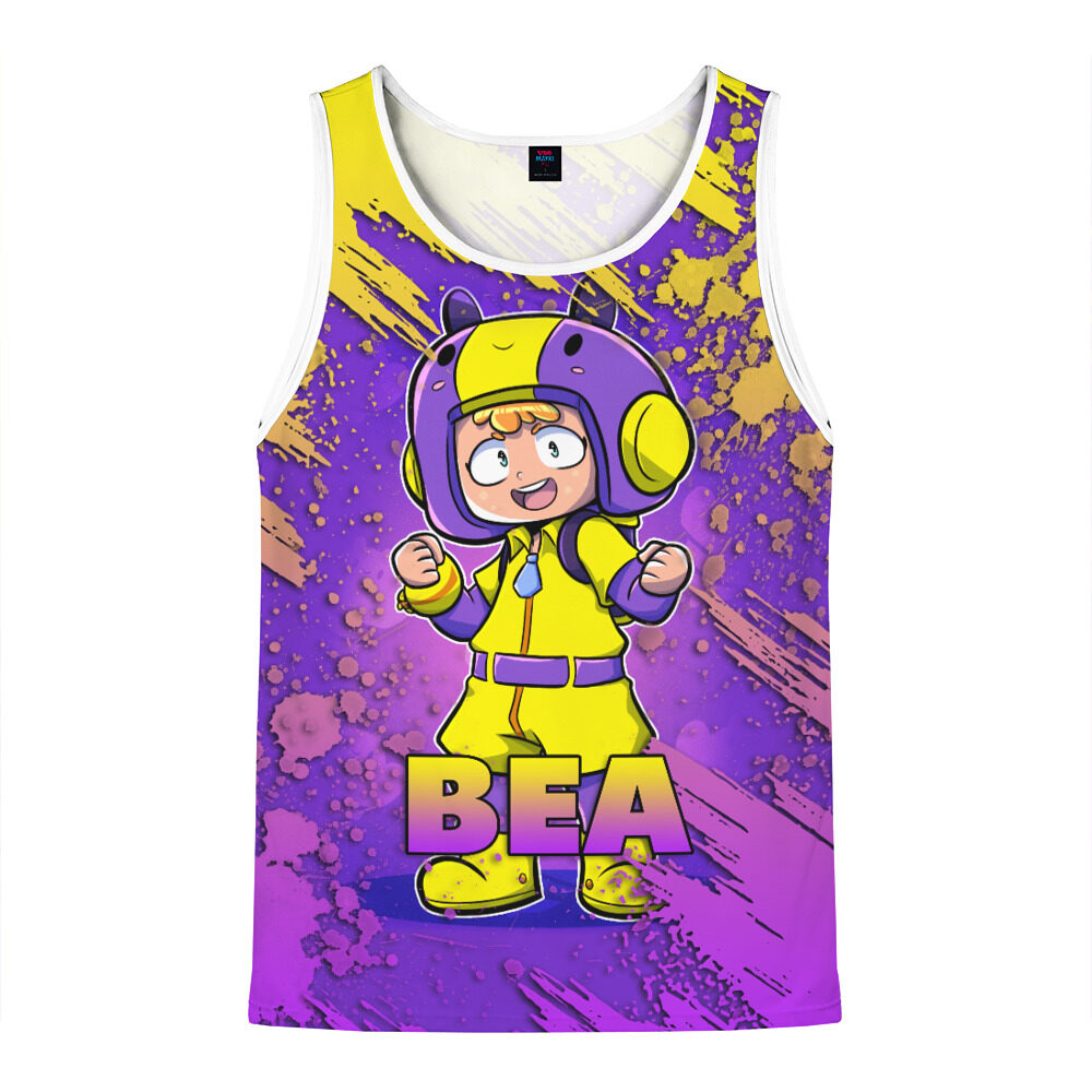 Мужская майка 3D BRAWL STARS BEA фото