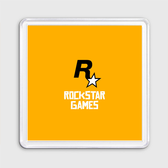 Магнит 55*55 Рокстар фото