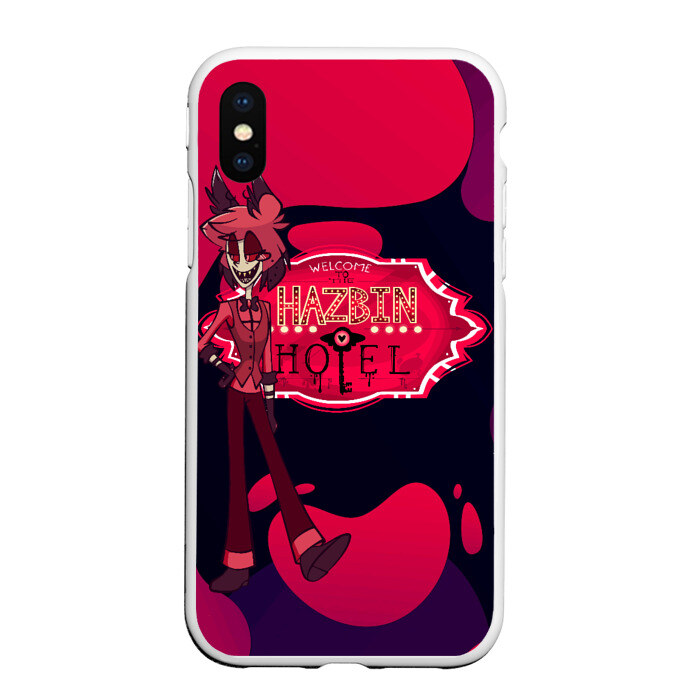 Чехол для iPhone XS Max матовый Аластор Отель Хазбин фото