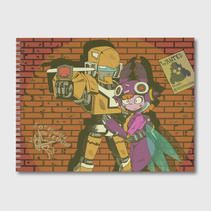 Альбом для рисования Brawl Stars Бо и Беа фото