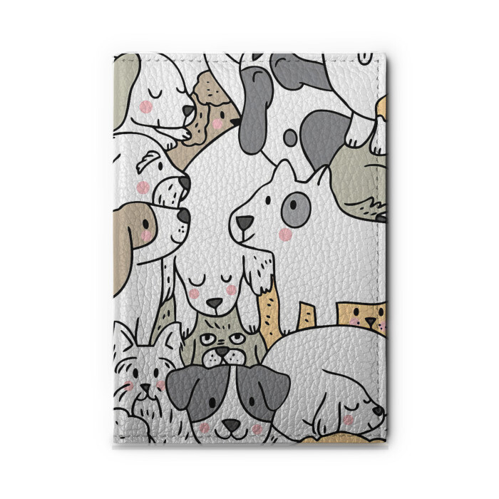 Обложка для автодокументов Собачье собрание фото