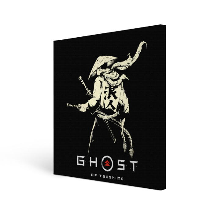 Холст квадратный Ghost of Tsushima Samurai фото