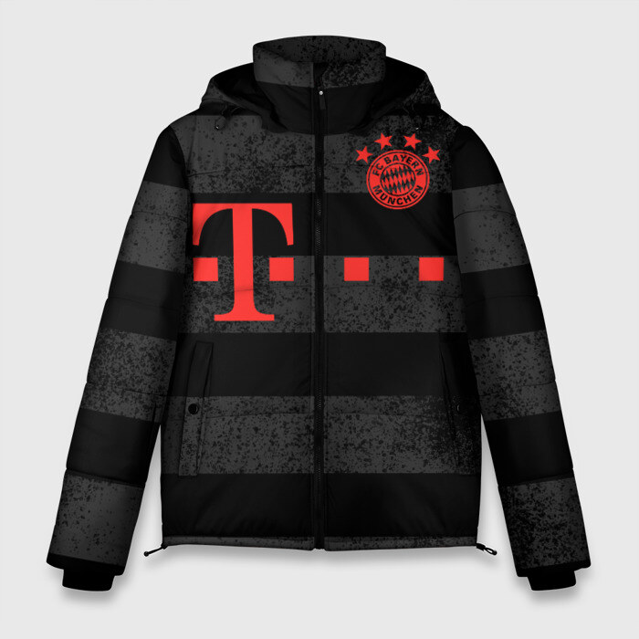 Мужская зимняя куртка 3D FC Bayern Munchen фото