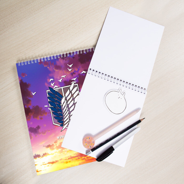 Скетчбук Wings of freedom фото