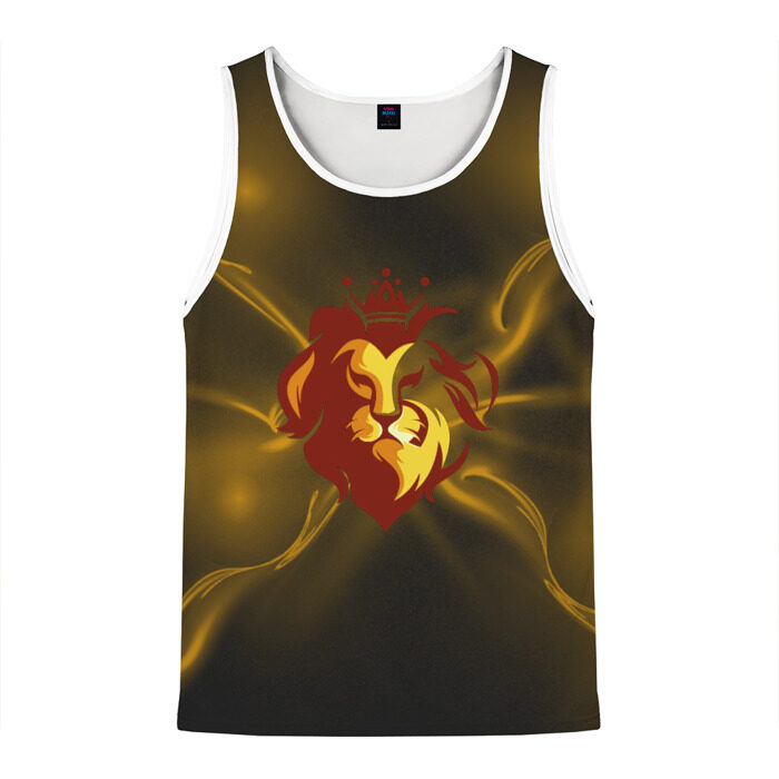 Мужская майка 3D King Lion фото