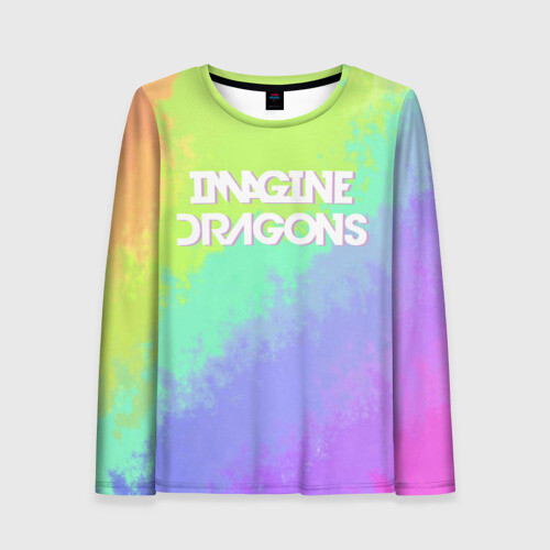 Женский лонгслив 3D IMAGINE DRAGONS фото