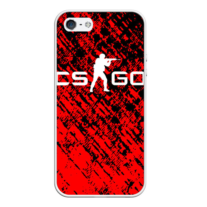 Чехол для iPhone 5/5S матовый CS GO фото
