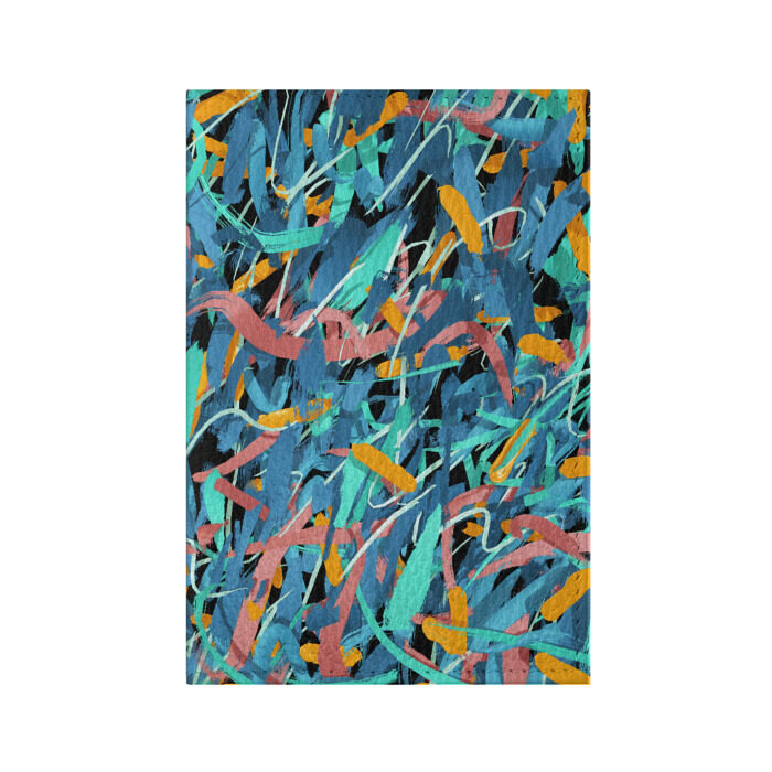 Обложка для паспорта матовая кожа Яркие краски фото