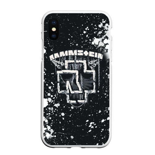 Чехол для iPhone XS Max матовый RAMMSTEIN фото